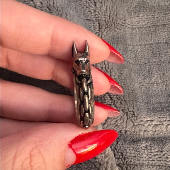 RETIRED SOUVENIR JEWELRY DOBERMAN RING Size 8 - Picture 3 of 3